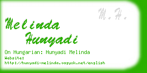 melinda hunyadi business card